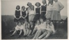 Image 4 of 5 : 1949/50 Back (LtoR) Wendy Berwick, Hilary Woodhouse, Mrs Hilda Feather, Mary Dams, ?, ?, Helen Wright, Judith Allen. Front (LtoR) Wendy Phillips, Jill Brown, Karina Williams, Arlene Bailey, Joyce Elgar, Elizabeth Morley