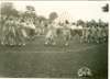 Image 1 of 8 : 1949 Speech Day - country dancing on the tennis courts. Joan Parsons is centre of picture, wearing her blue Sunday Silk dress.