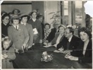 Image 5 of 23 : 1954/55 The Archers signing autographs at the Red Cross Fete in Matlock. Jane Atkinson and Helen Wright-Jay at the front