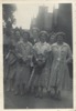 Image 14 of 21 : 1957 'Old Girls' Sports Day LtoR: Margharita James, Sue Pepper, Pauline Smith, Fanny Lunn, Chris Hudson, Margaret Hudson