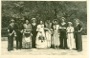 Image 2 of 3: LtoR: Dick Deadeye (Elaine Owen), Capt Colcoron (Jane Brierly), Buttercup (Anne Carson), Ralph Rackstraw (June Brooker), Josephine (Pat James), Sir Joseph Porter (Rosemary Hadfield), Cousin Hebe (Ann Cartwright), Bill Bobstay (Monica Cooke), Tom Tucker (Hazel Prince), Bob Beckett (Wendy Bainbridge) - July 1948